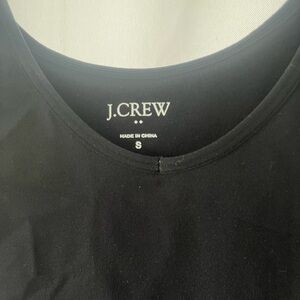 J. Crew Womens Black Short Sleeve Crewneck Tee
